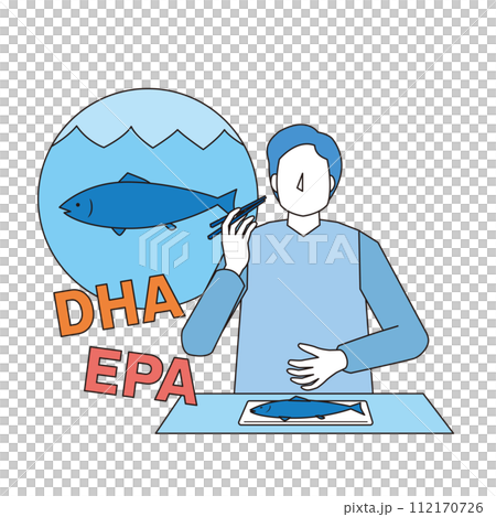 男人吃魚和營養 112170726