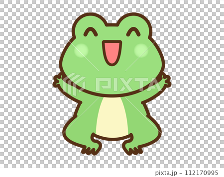 青蛙跳起來的插圖（有線） 112170995