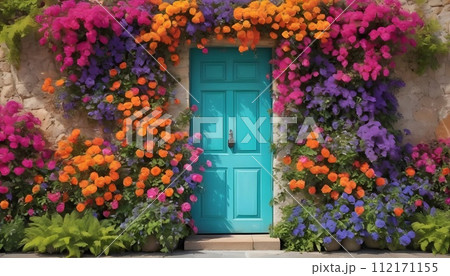 Modern Bridal Flowers Arrangement, Wedding Floors Wall, Receptions 112171155