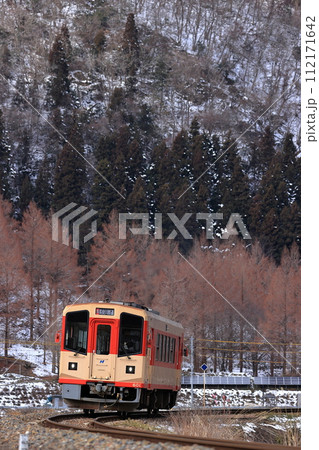 冬の長良川鉄道ナガラ600 冬の長良川鉄道ナガラ600 112171642