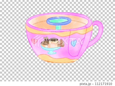 A coffee cup you'll want to ride at a resort 112171910