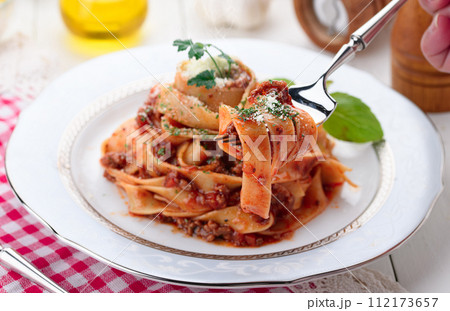 フィットチーネ ボロネーゼ 112173657