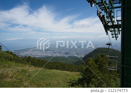 北海道札幌市手稲区の手稲山山頂からの風景写真 北海道札幌市手稲区の手稲山山頂からの風景写真 112174773