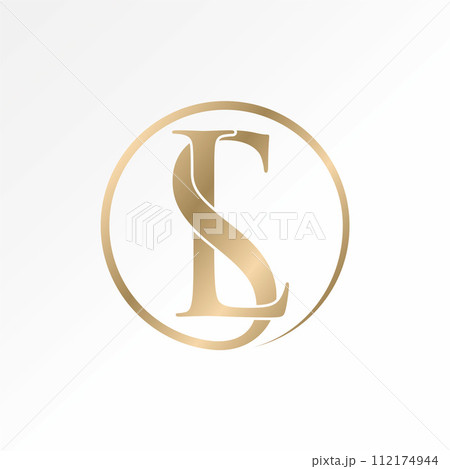 Logo design graphic concept creative premium vector stock abstract sign letter initial SL or LS serif font circle connect Relate monogram beauty brand Logo design graphic concept creative premium vector stock abstract sign letter initial SL or LS serif font circle connect Relate monogram beauty brand 112174944