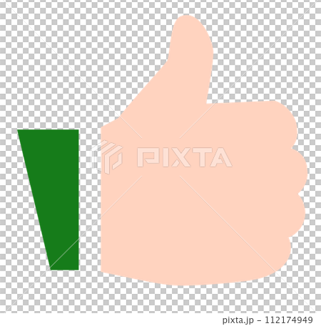 いいね good アイコン 手のイラスト素材 [112174949] - PIXTA
