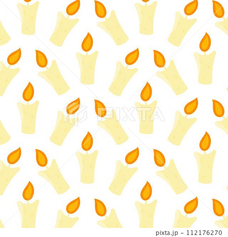 candle heat halloween lamp colored pattern textile 112176270