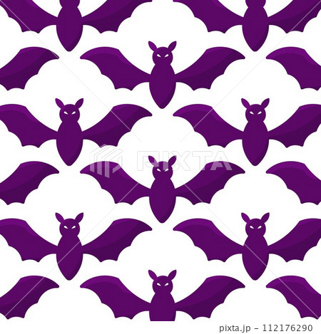 bat halloween fly night scary pattern textile 112176290