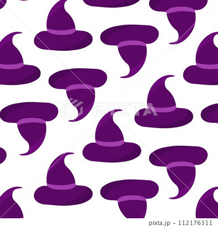 hat wizard witch halloween colored pattern textile hat wizard witch halloween colored pattern textile 112176311