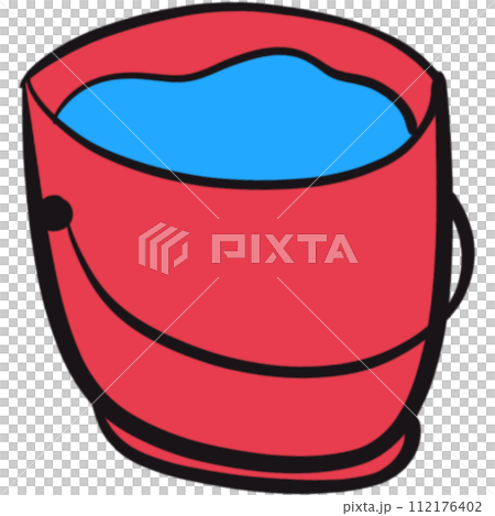 The illustration of a bucket The illustration of a bucket 112176402
