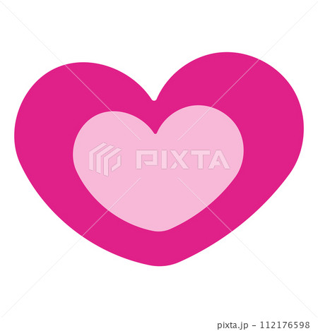 heart barbicore pink love sticker icon element 112176598