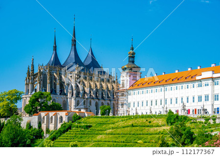 チェコのクトナー・ホラの世界遺産の景色 チェコのクトナー・ホラの世界遺産の景色 112177367