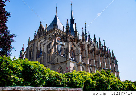 チェコのクトナー・ホラの世界遺産の景色 チェコのクトナー・ホラの世界遺産の景色 112177417
