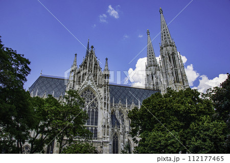 オーストリアのウィーンの街の風景 112177465