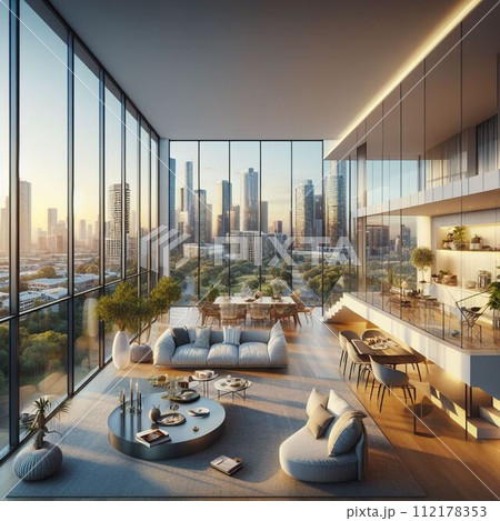 部屋（AI生成） 112178353