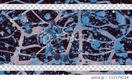 帶有白線的黑色和藍色水彩風格紋理框架背景 帶有白線的黑色和藍色水彩風格紋理框架背景 112179224