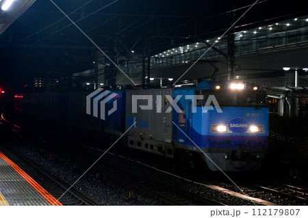 早朝の貨物列車 早朝の貨物列車 112179807