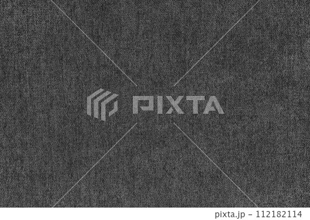 Plain black velours fleecy upholstery fabric texture background. 112182114