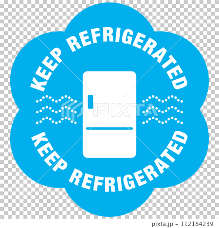 送貨上門包裹的警示貼紙，處理注意事項：必須冷藏 112184239