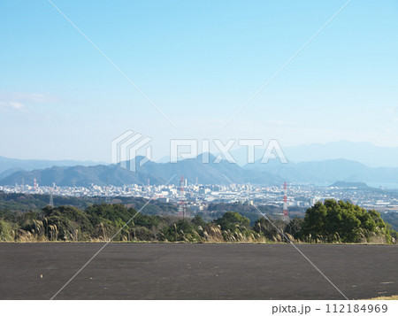 駿河湾沼津SAからみた沼津市 駿河湾沼津SAからみた沼津市 112184969