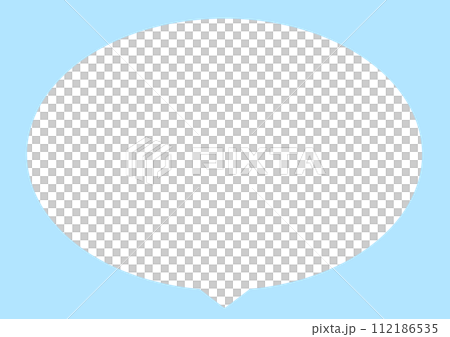 シンプルな吹き出し シンプルな吹き出し 112186535
