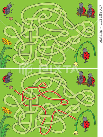 Ladybug maze 112188017