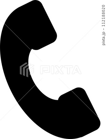 シンプルな電話のアイコン 112188020