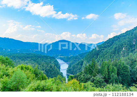 只見線 第一只見川橋梁 只見線 第一只見川橋梁 112188134