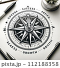 リーダーシップと方向性のコンパス 112188358