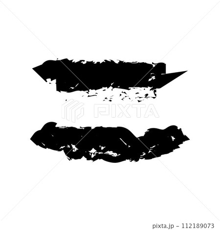 Brush strokes and splashes. Vector black paint, ink brush stroke, brush, line or texture. Dirty artistic design element, box. Grunge hand drawn paint Brush strokes and splashes. Vector black paint, ink brush stroke, brush, line or texture. Dirty artistic design element, box. Grunge hand drawn paint 112189073