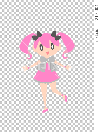 粉紅頭髮的女Vtuber 112191304