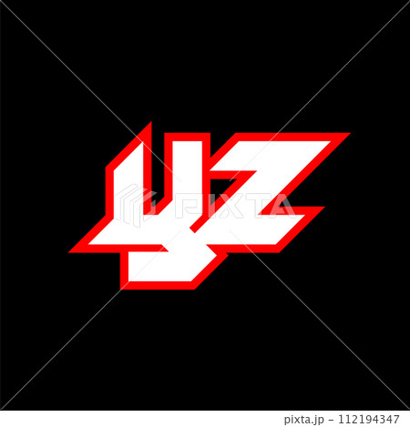 YZ logo design, initial YZ letter design withのイラスト