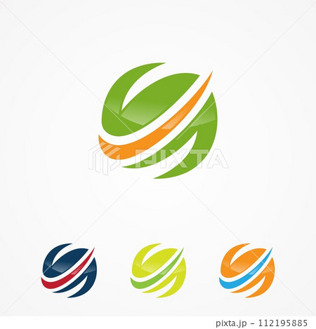 Technology orbit round ring circle 112195885