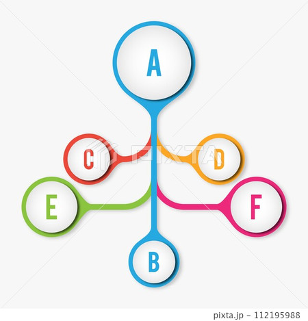Abstract diagram root infographic elements concept with stage elements Abstract diagram root infographic elements concept with stage elements 112195988