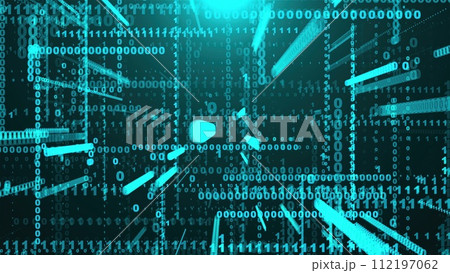 Abstract binary data 112197062