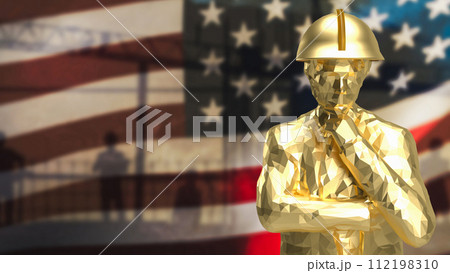 The Engineer for labour day or industry concept 3d rendering. The Engineer for labour day or industry concept 3d rendering. 112198310