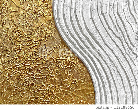 モダンとクラシックを融合させた和風テクスチャのアート 112199550