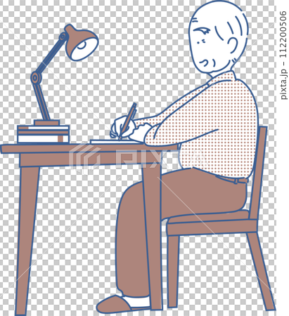 elderly people studying 112200506