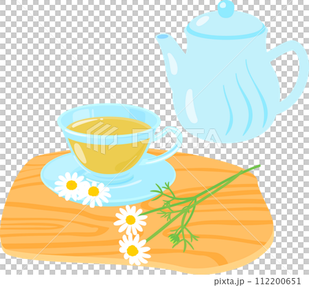 chamomile tea and flowers chamomile tea and flowers 112200651