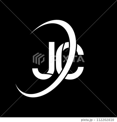 JC logo. J C design. White JC letter. JC/J C letter logo design. Initial letter JC linked circle uppercase monogram logo. JC logo. J C design. White JC letter. JC/J C letter logo design. Initial letter JC linked circle uppercase monogram logo. 112202810