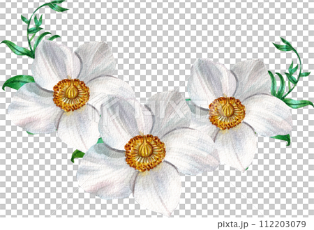 Bouquet flowers watercolor Bouquet flowers watercolor 112203079