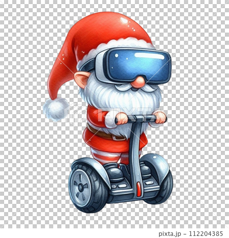 Gnome cute stand on segway 112204385