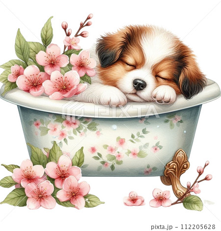 dog sleeping in the bathtub dog sleeping in the bathtub 112205628