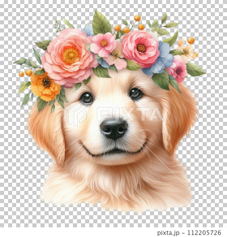 Dog Clipart Watercolor 112205726