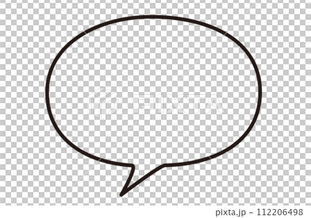 simple oval callout simple oval callout 112206498