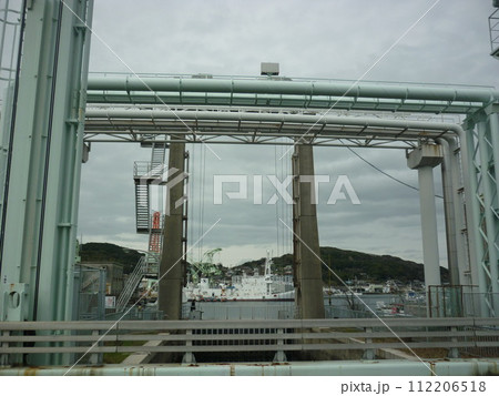 世界最小のパナマ運河式閘門である下関漁港閘門 世界最小のパナマ運河式閘門である下関漁港閘門 112206518