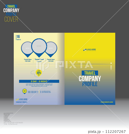 brochure cover design for corporate and any use 112207267