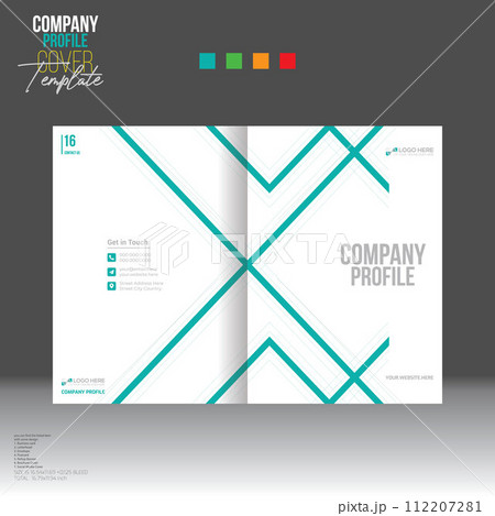 brochure cover design for corporate and any use 112207281