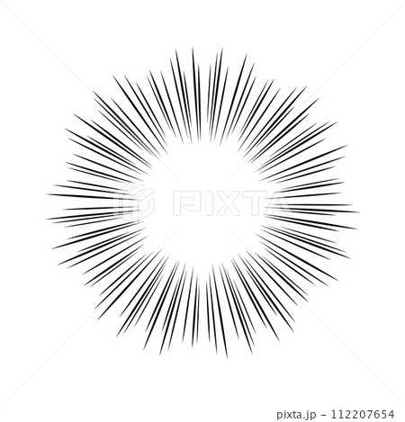 【単品】漫画のモノローグ・集中線・効果線の吹き出し - 丸・正円 【単品】漫画のモノローグ・集中線・効果線の吹き出し - 丸・正円 112207654