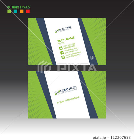 business card for corporate and any use 112207658