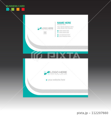 business card for corporate and any use 112207660